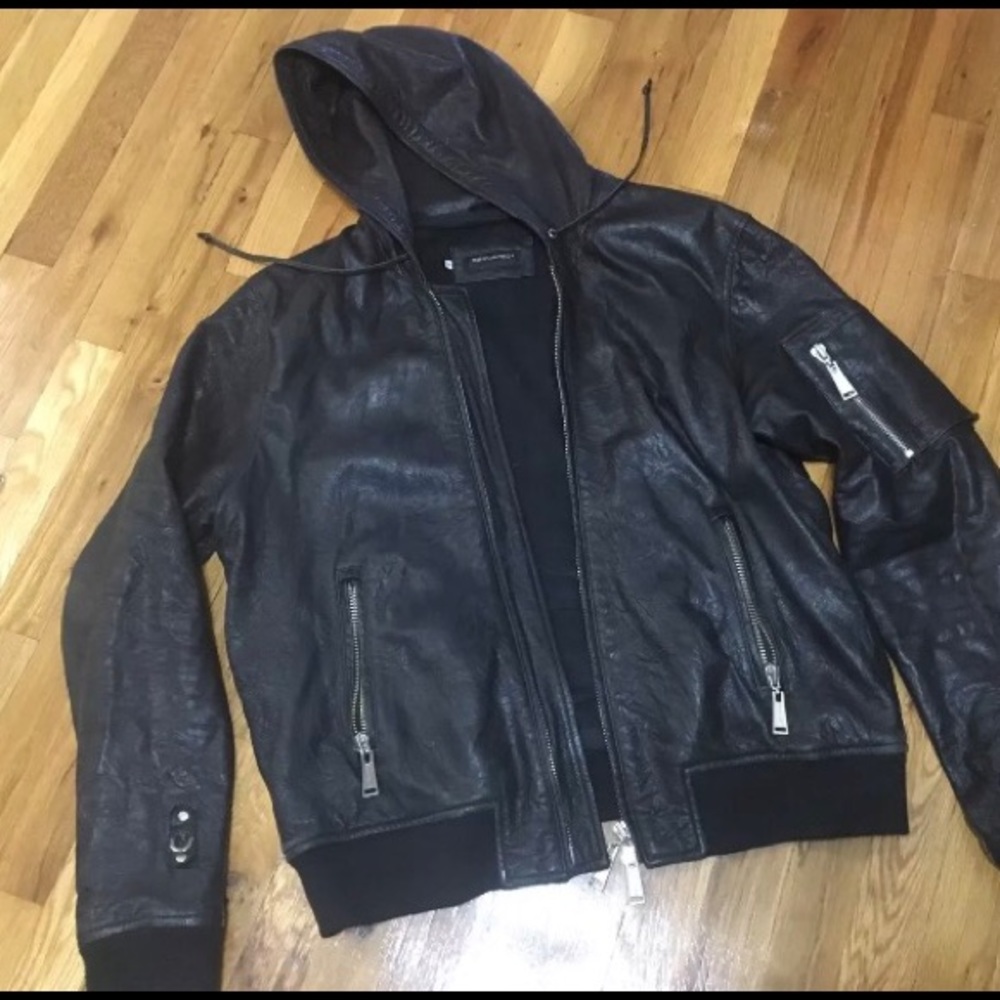 Dsquared2 leather jacket  retail price 2200